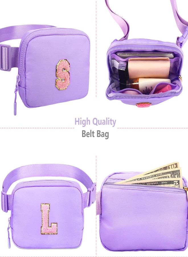 Luchike Belt Bag Fanny Pack for Girls - Women Initial Crossbody Bag for Birthday Gifts for 5 6 7 8 9 10 11 12 13 Year Old A - Image 3